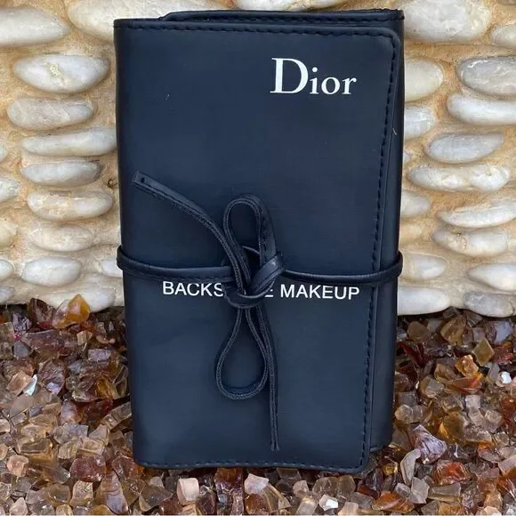 NWOT Christian Dior Beauty Black Backstage Makeup, Makeup Brush Travel Pouch. - Picture 2 of 6